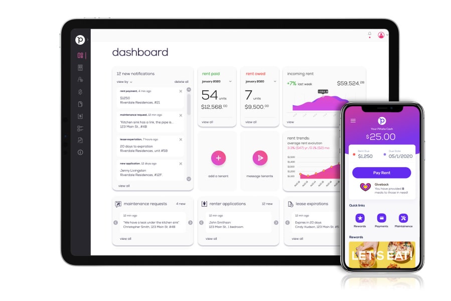 Piñata app dashboard